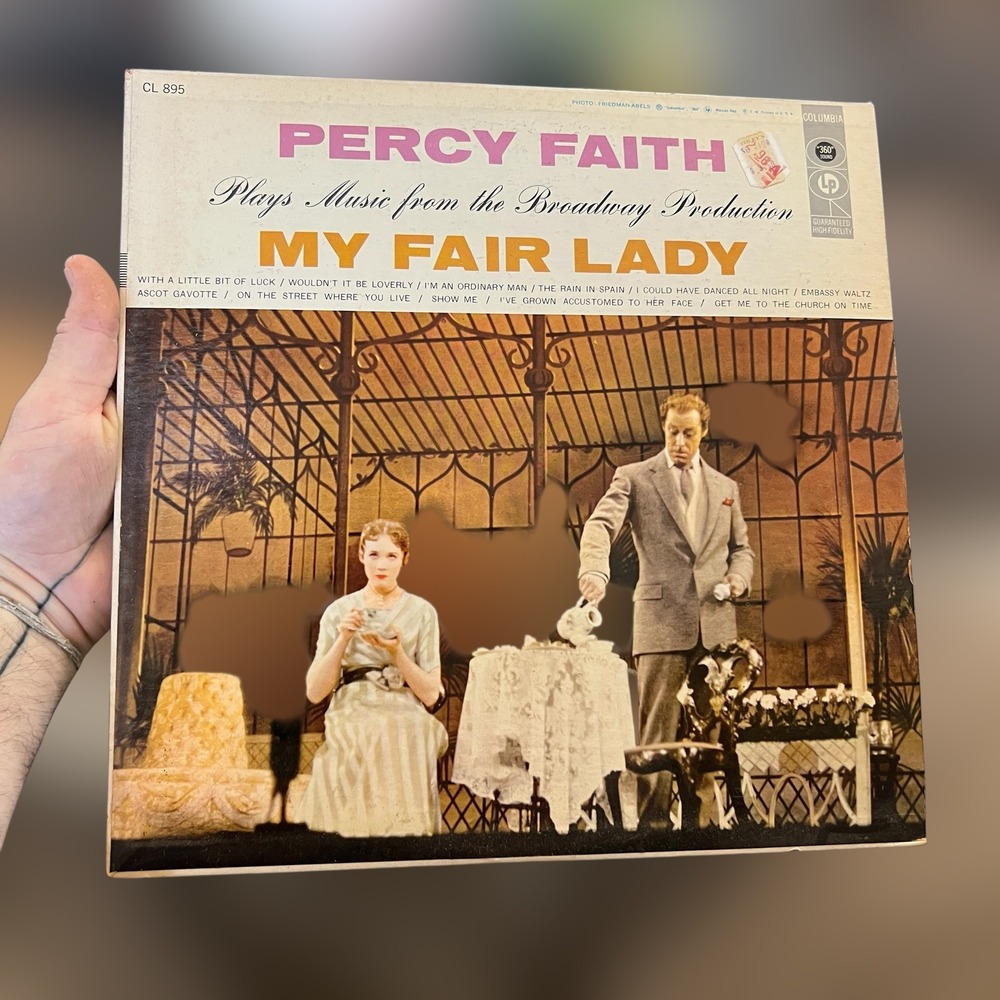 1956 Percy Faith My Fair Lady Vinyl Record Columbia Album 12" VTG 33 RPM USA GUC